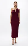Rachel Gilbert Jensen Dress In Burgundy