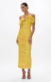 Rachel Gilbert Jensen Dress In Yellow