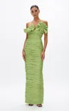 Rachel Gilbert Jensen Gown In Green