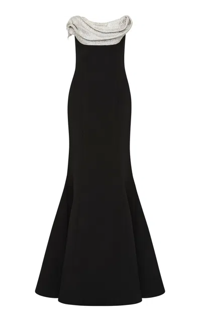 Rachel Gilbert Josephine Gown In Black