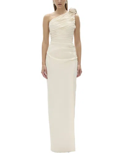 Rachel Gilbert Josie Fitted Gown In White