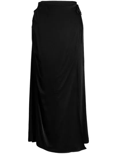 Rachel Gilbert July High-waist Maxi Skirt In Black