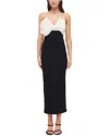 Rachel Gilbert July Strap Midi Dress In Black