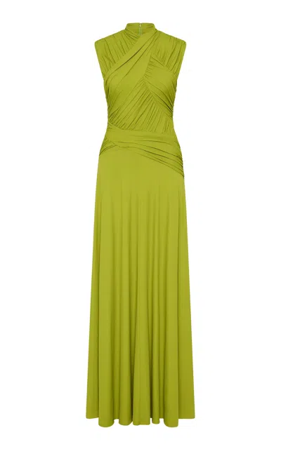 Rachel Gilbert Juniper Ruched Gown