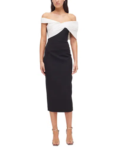 Rachel Gilbert Kace Column Gown In White