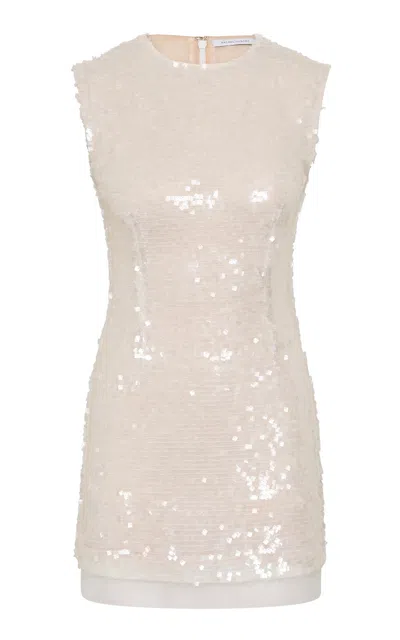Rachel Gilbert Kaia Sequined Tulle Mini Dress