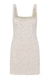 Rachel Gilbert Kaity Embellished Tulle Mini Dress