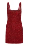 Rachel Gilbert Kaity Embellished Tulle Mini Dress