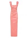 Rachel Gilbert Kalina Gown In Pink