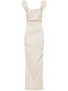 Rachel Gilbert Kalina Maxi Dress In Neutrals