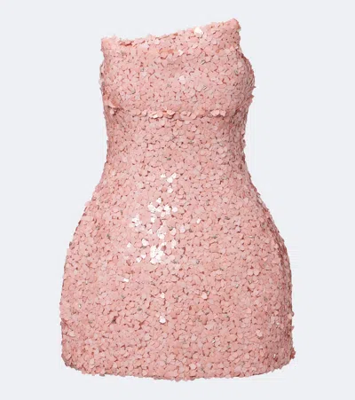 Rachel Gilbert Karter Embellished Bustier Dress In Pink
