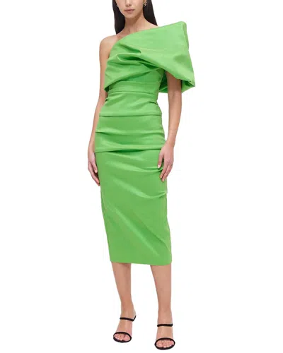 Rachel Gilbert Kat Midi Dress In Green