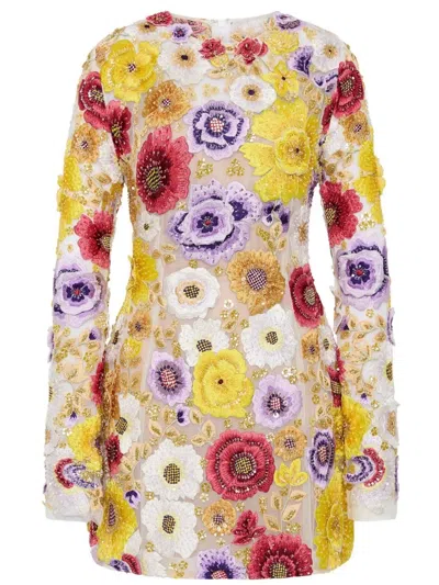 Rachel Gilbert Kira Mini Dress In Pink