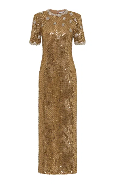 Rachel Gilbert Kylo Gown In Gold