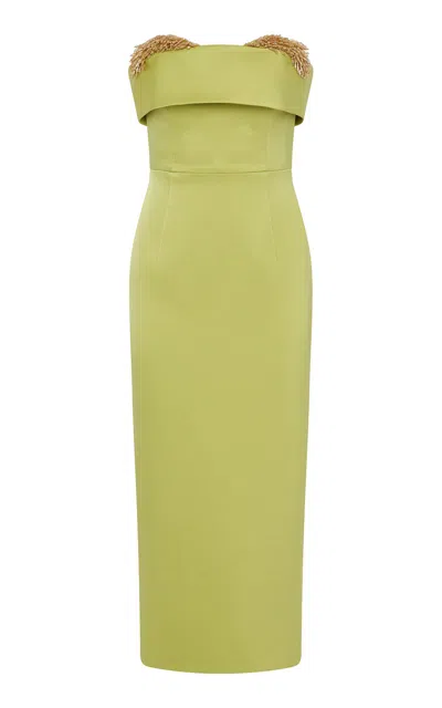 Rachel Gilbert Laira Embellished Midi Dress