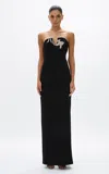 Rachel Gilbert Leura Gown In Black