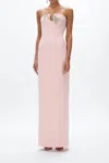 Rachel Gilbert Leura Gown In Rosewater In Pink