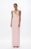 Rachel Gilbert Leura Gown In Light Pink