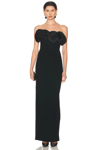 Rachel Gilbert Levi Gown In Black