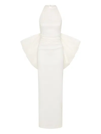 Rachel Gilbert Lottie Gown Dress In White