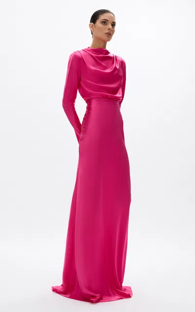 Rachel Gilbert Lucielle Gown In Pink