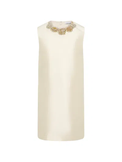 Rachel Gilbert Ludovica Embellished Mini Dress In White