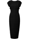 Rachel Gilbert Maggie Midikleid Mit Drapiertem Detail In Schwarz