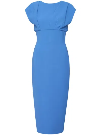 Rachel Gilbert Maggie Midikleid Mit Drapiertem Detail In Ultramarine