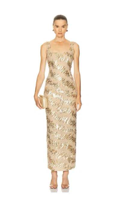 Rachel Gilbert Marcel Gown In Multi
