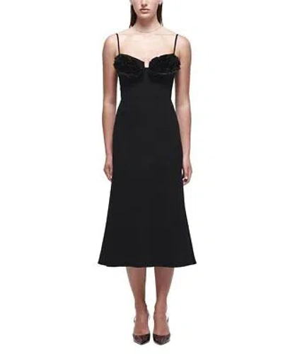 Pre-owned Rachel Gilbert Margot Dress Women's In Black