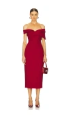 Rachel Gilbert Mattie Dress In Wine