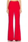 Rachel Gilbert Mattie Flared Trousers In Red