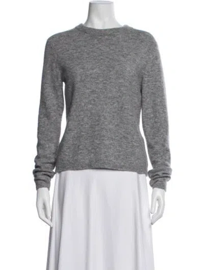 Pre-owned Rachel Gilbert Merino Wool Midi Length Dress In Gray