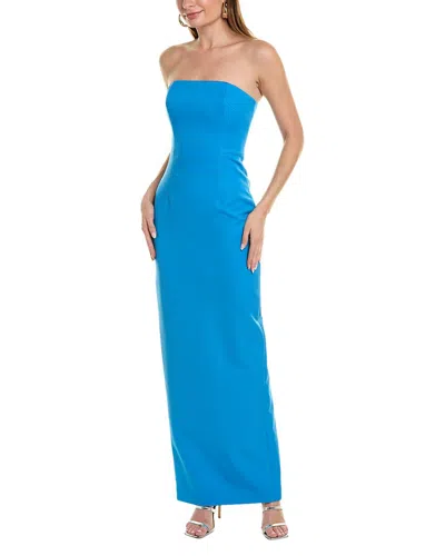Rachel Gilbert Minah Gown In Blue