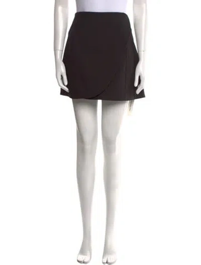 Pre-owned Rachel Gilbert Mini Skirt W/ Tags In Black