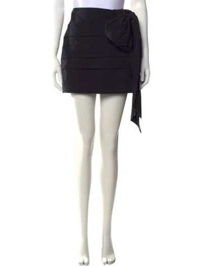 Pre-owned Rachel Gilbert Mini Skirt W/ Tags In Black