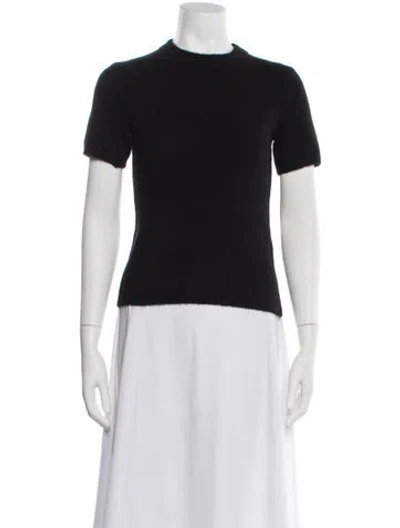 Pre-owned Rachel Gilbert Mock Neck Sweater W/ Tags In Black