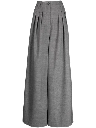 Rachel Gilbert Nino Wide-leg Trousers In Grey