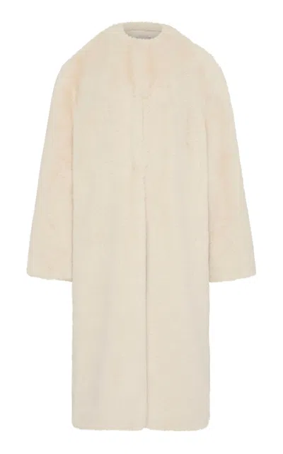 Rachel Gilbert Noah Faux Fur Coat In Neutral