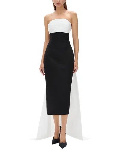 Rachel Gilbert Odette Column Dress In Black