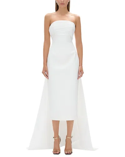 Rachel Gilbert Odette Column Dress In White