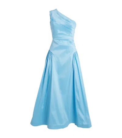 Rachel Gilbert One-shoulder Banksia Midi Dress