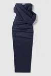 RACHEL GILBERT RACHEL GILBERT ONE SLEEVE RUCHED MAXI DRESS