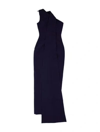 Pre-owned Rachel Gilbert One-shoulder Knee-length Dress W/ Tags In Purple