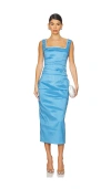 Rachel Gilbert Onyx Gown In Blue