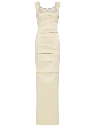 Rachel Gilbert Onyx Gown In Nude