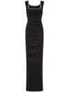 Rachel Gilbert Onyx Gown In Schwarz