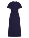 Rachel Gilbert Orion Pleated Detail Midi Dress