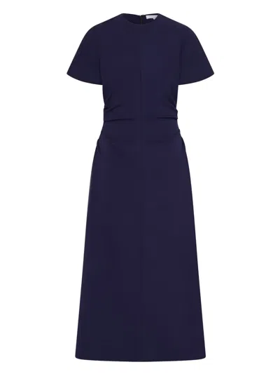 Rachel Gilbert Orion Pleated Detail Midi Dress