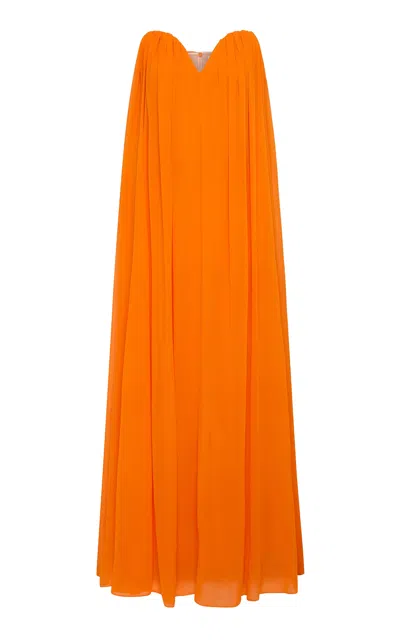 Rachel Gilbert Pamina Silk Flow Gown In Multi